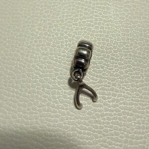 Pandora - Silver Wishbone Charm Pendant **Discontinued**